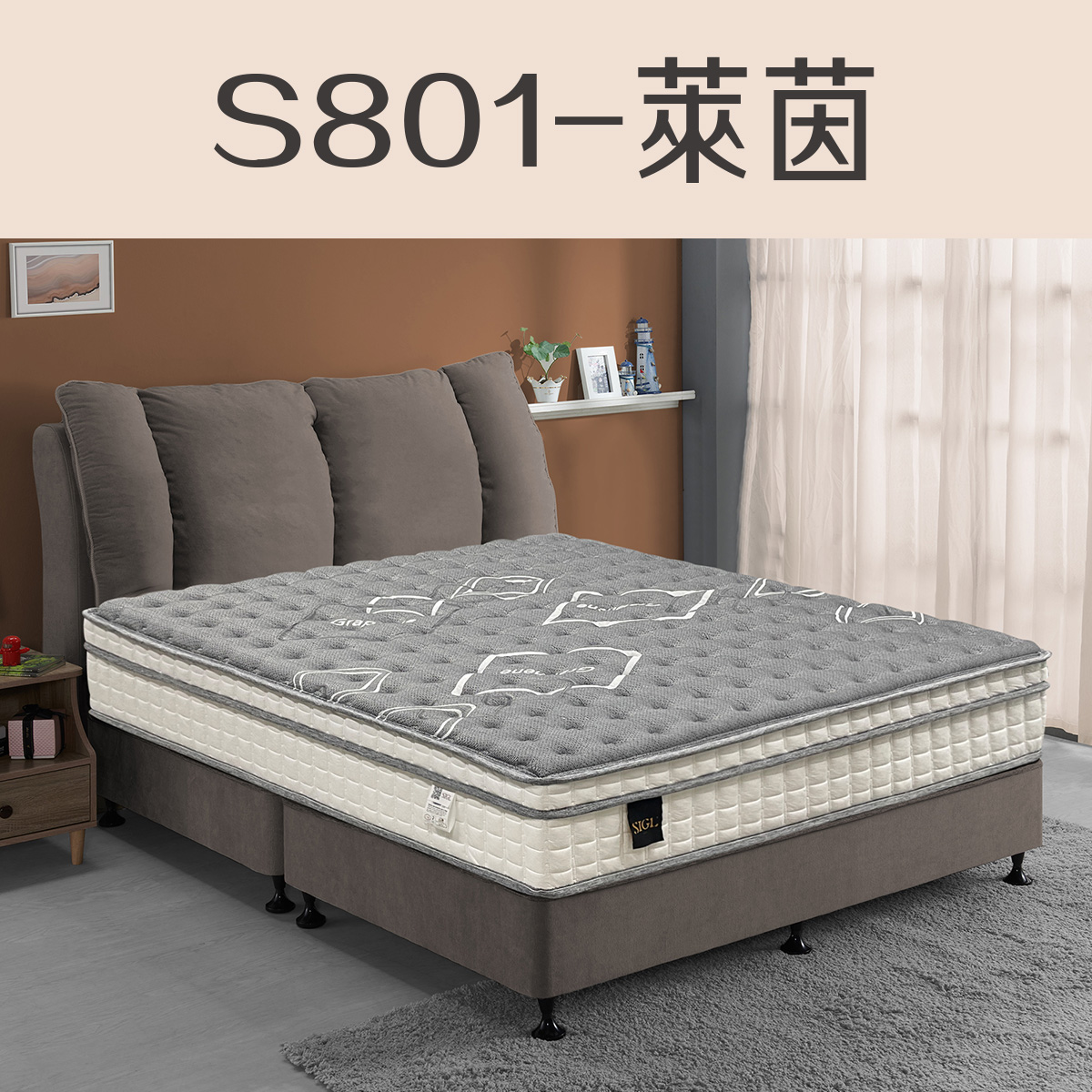 S801-萊茵<br>軟○○○○●○○硬