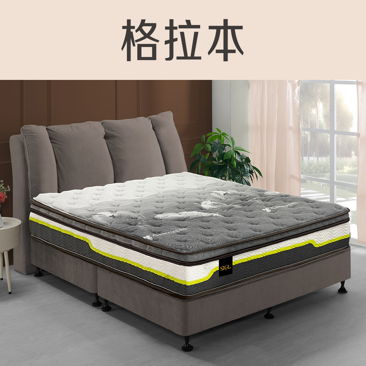 格拉本(羊毛布)<br>軟○○○●○○○硬